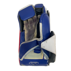 Bauer Vapor Hyperlite 2 - Bloqueur de gardien Pro Stock d'occasion (blanc/bleu/rouge)