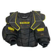 CCM Premier - Plastron de gardien de but Pro Stock d'occasion (noir/jaune) n° 2