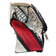 CCM Extreme Flex 5 - Used Pro Stock Goalie Glove (White/Red/Black)