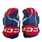 CCM HGQLXP - Gant de hockey d'occasion NHL Pro Stock - Canadiens de Montréal (bleu/blanc/rouge)