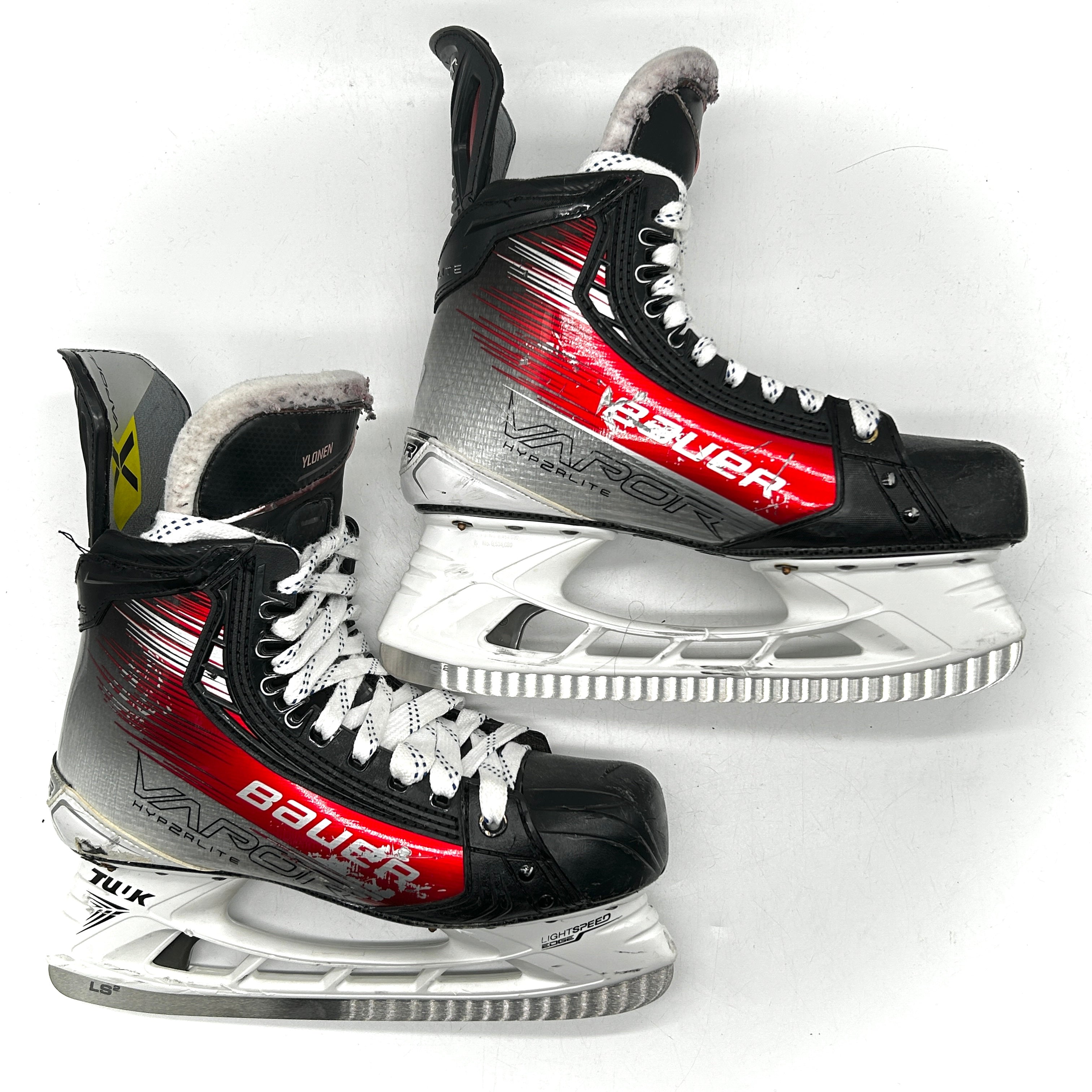 Bauer Vapor Hyperlite 2 - Used NHL Pro Stock Skates - Jesse Ylonen - Size 7.5D