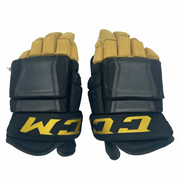 CCM HG97PP - Gant de hockey NHL Pro Stock d'occasion - Golden Knights de Vegas (noir/or)
