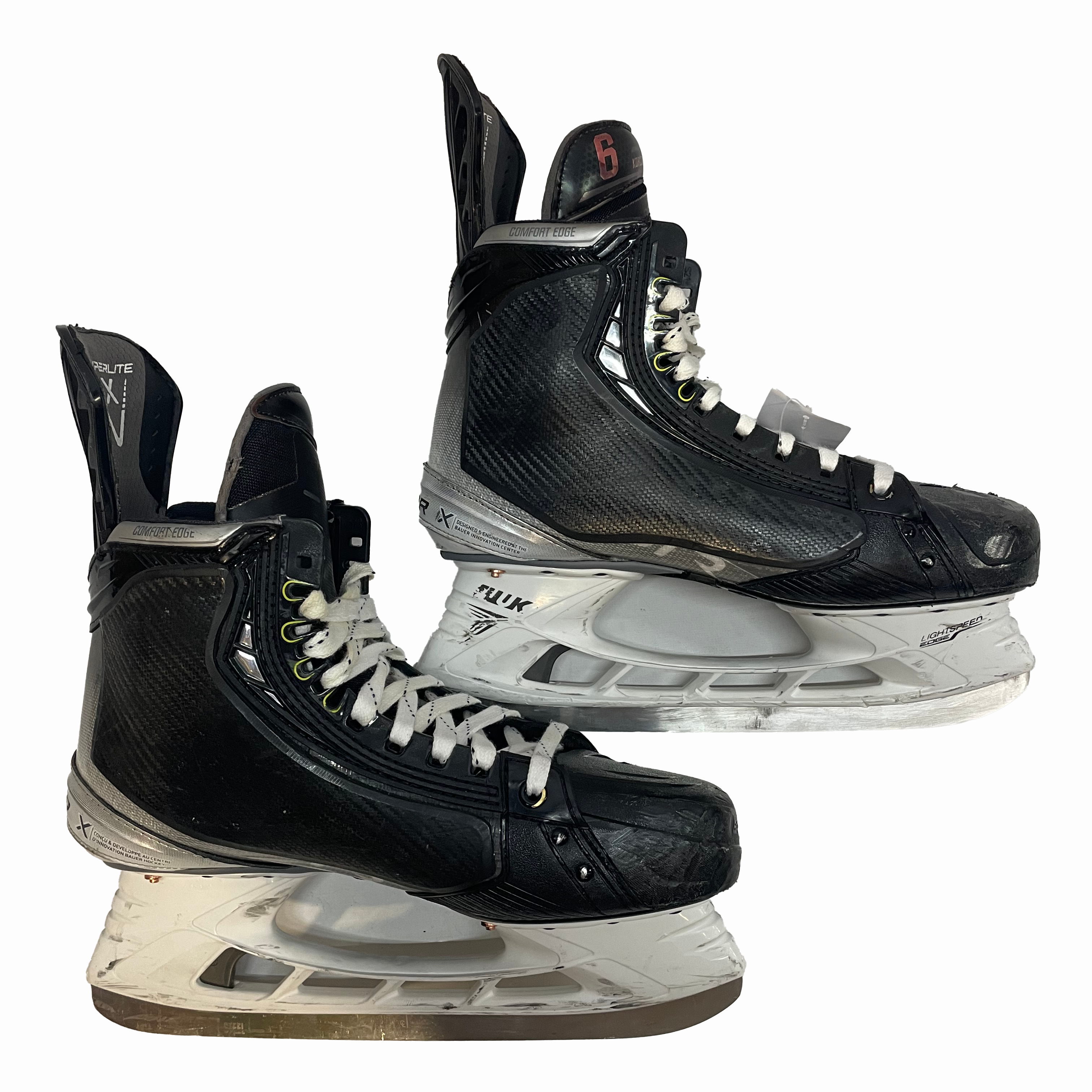 Bauer Vapor Hyperlite - Used Pro Stock Hockey Skate with Shot Blockers - Size 10E