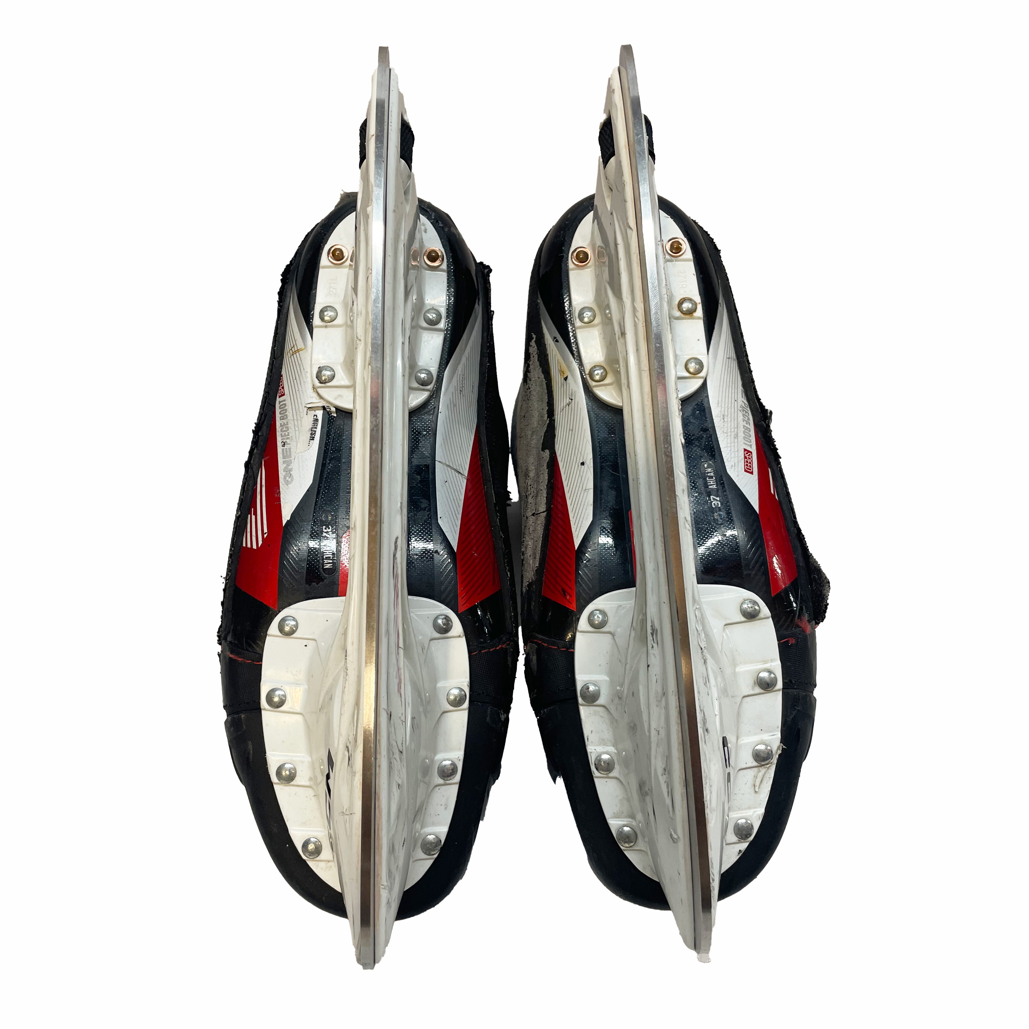 CCM Jetspeed FT4 Pro - Used Pro Stock Hockey Skates with Shot Blockers - Size 8R