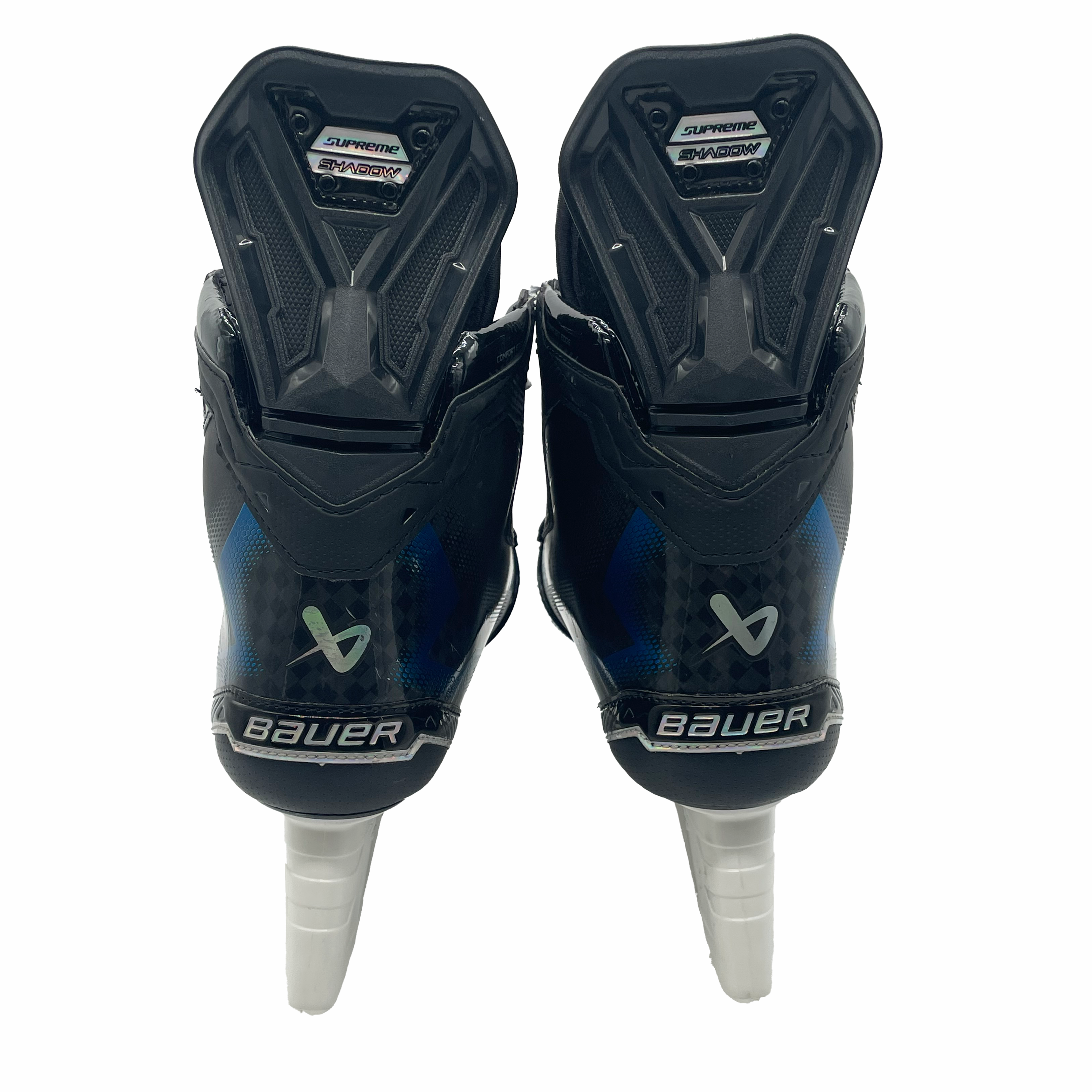 Bauer Supreme Shadow - Pro Stock Hockey Skates - Size 10E (Blue)