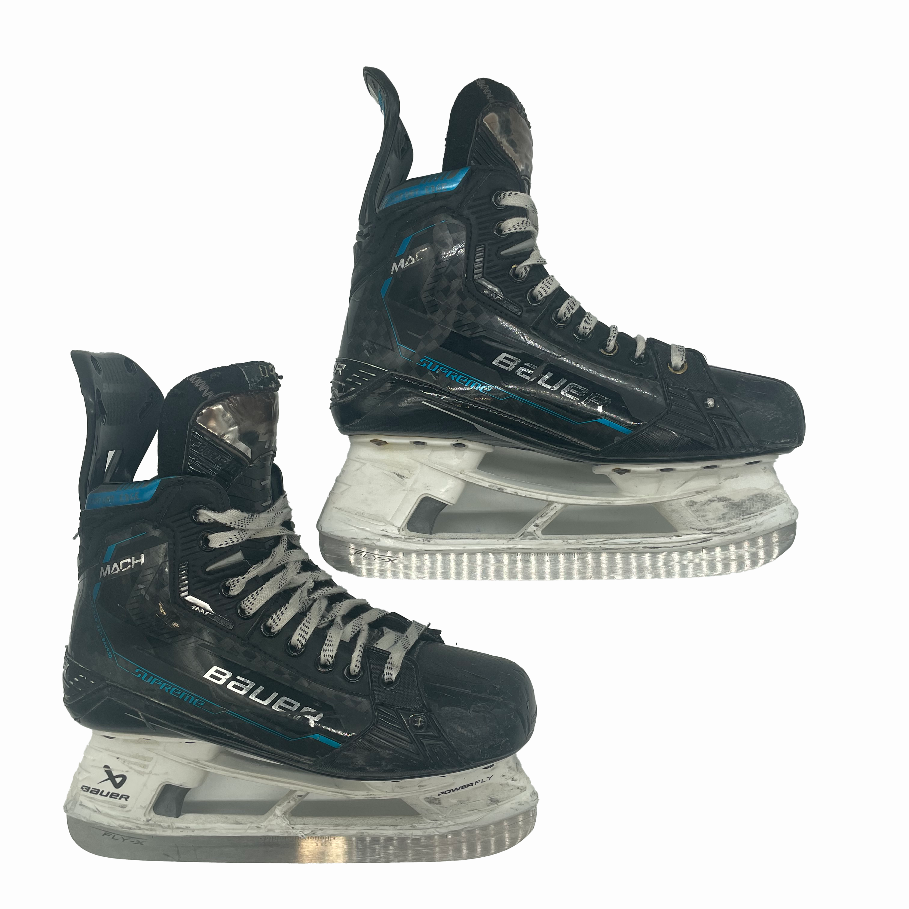 Bauer Supreme Mach - Used Pro Stock Hockey Skate - Size 7.5D (Blue)