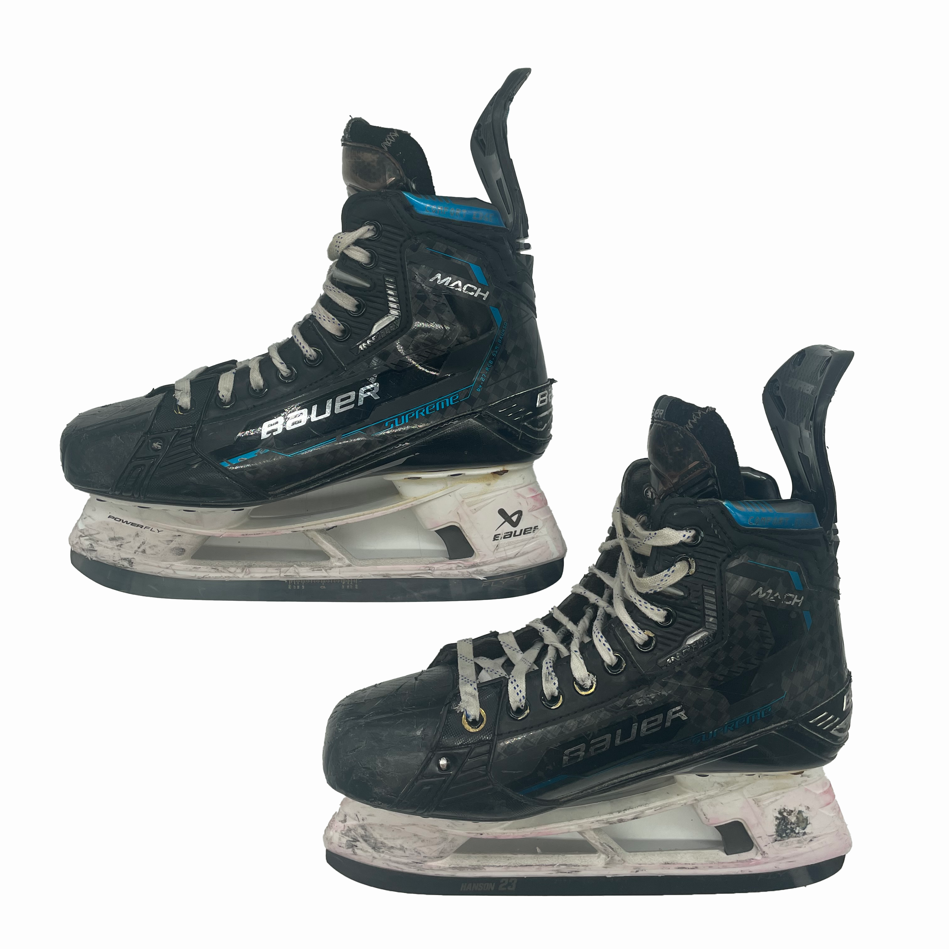 Bauer Supreme Mach - Used Pro Stock Hockey Skate - Size 8E (Royal Blue)