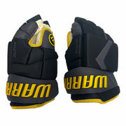 Warrior Alpha - Gant ECHL Pro Stock (noir/gris/jaune)