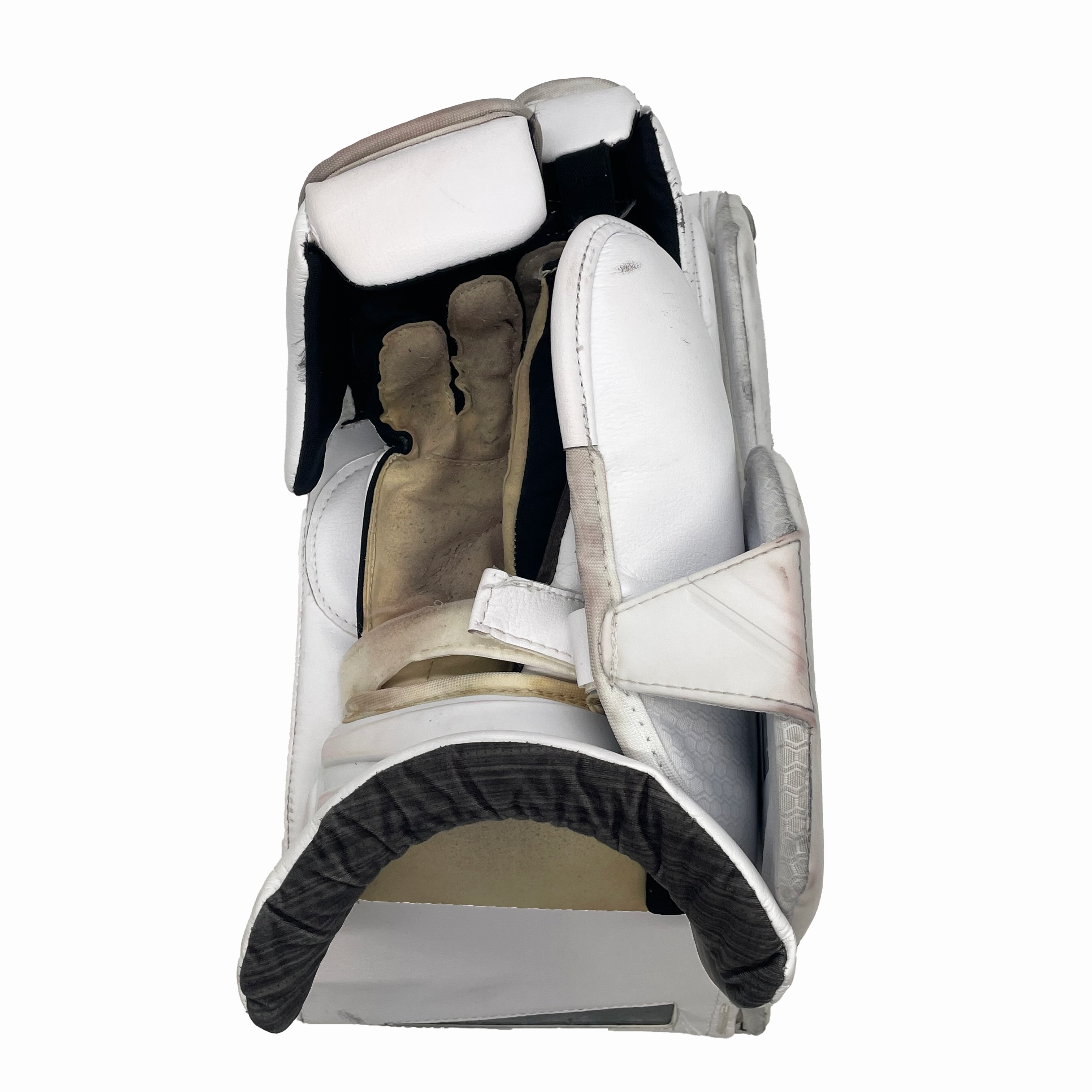 Bauer Supreme Shadow - Used Pro Stock Goalie Blocker (White)