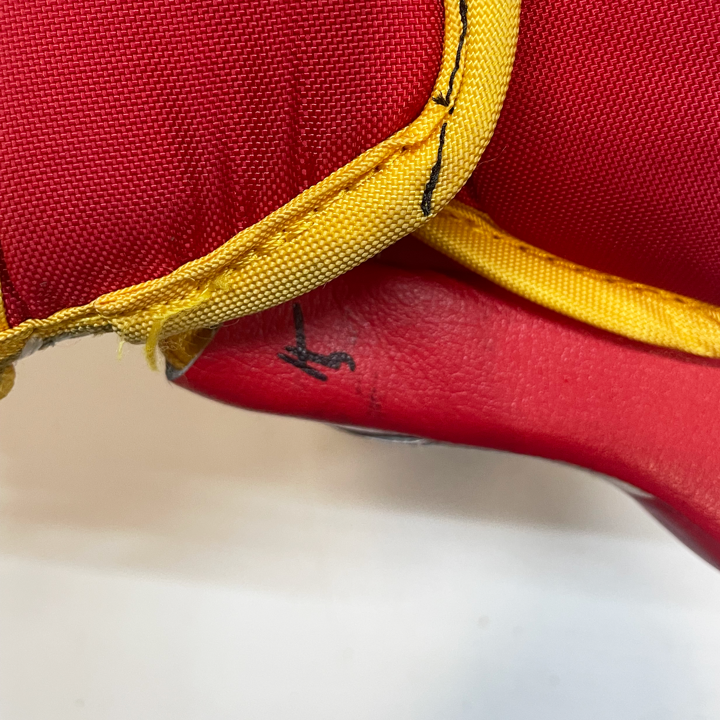 Bauer Supreme Shadow - Used Pro Stock Goalie Full Set (White/Red/Yellow)