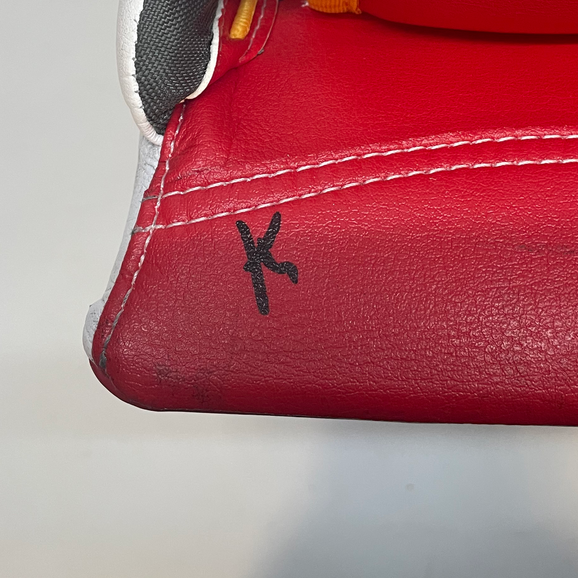 Bauer Supreme Shadow - Used Pro Stock Goalie Full Set (White/Red/Yellow)