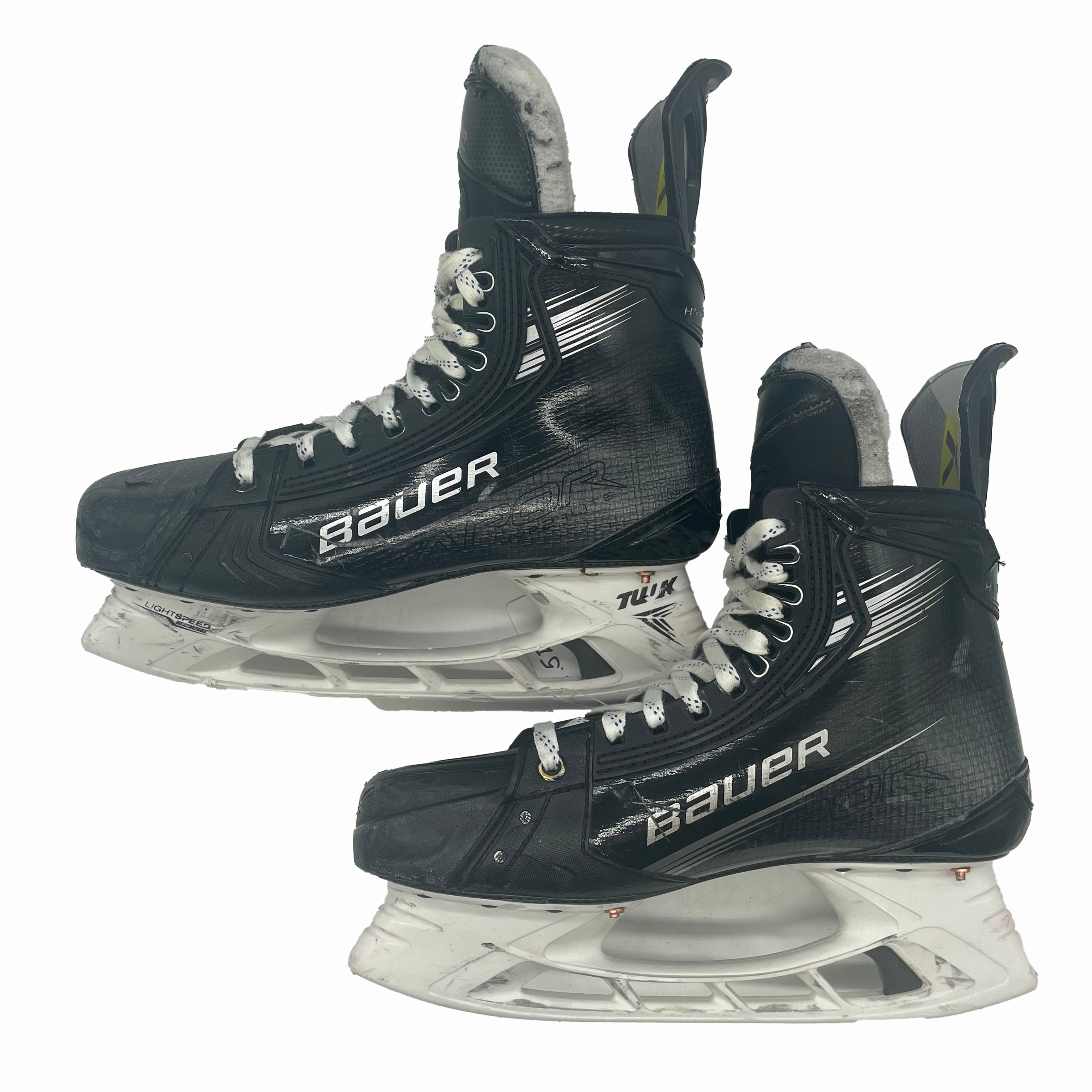 Bauer Vapor Hyperlite 2 - Used Pro Stock Hockey Skates - Size 9.5D (Black)