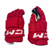 CCM HG95T - Gant de hockey Pro Stock (rouge/blanc) 