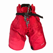 Bauer Nexus - Pantalon de hockey NCAA Pro Stock pour femme (rouge)
