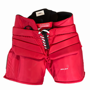 Bauer Pro - Pantalon de gardien de but de hockey NCAA Pro Stock d'occasion (rouge)