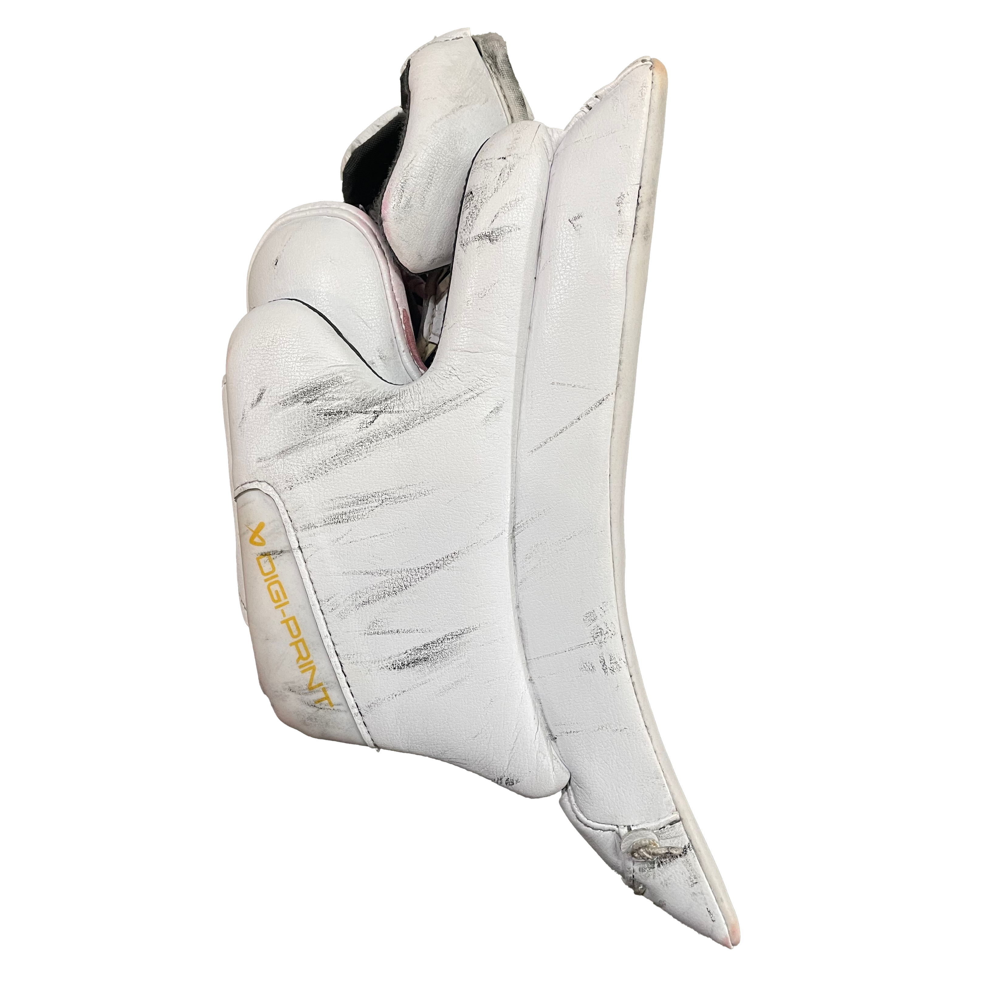 Bauer Vapor Hyperlite 2 - Used Pro Stock Goalie Full Set (White/Red/Yellow)