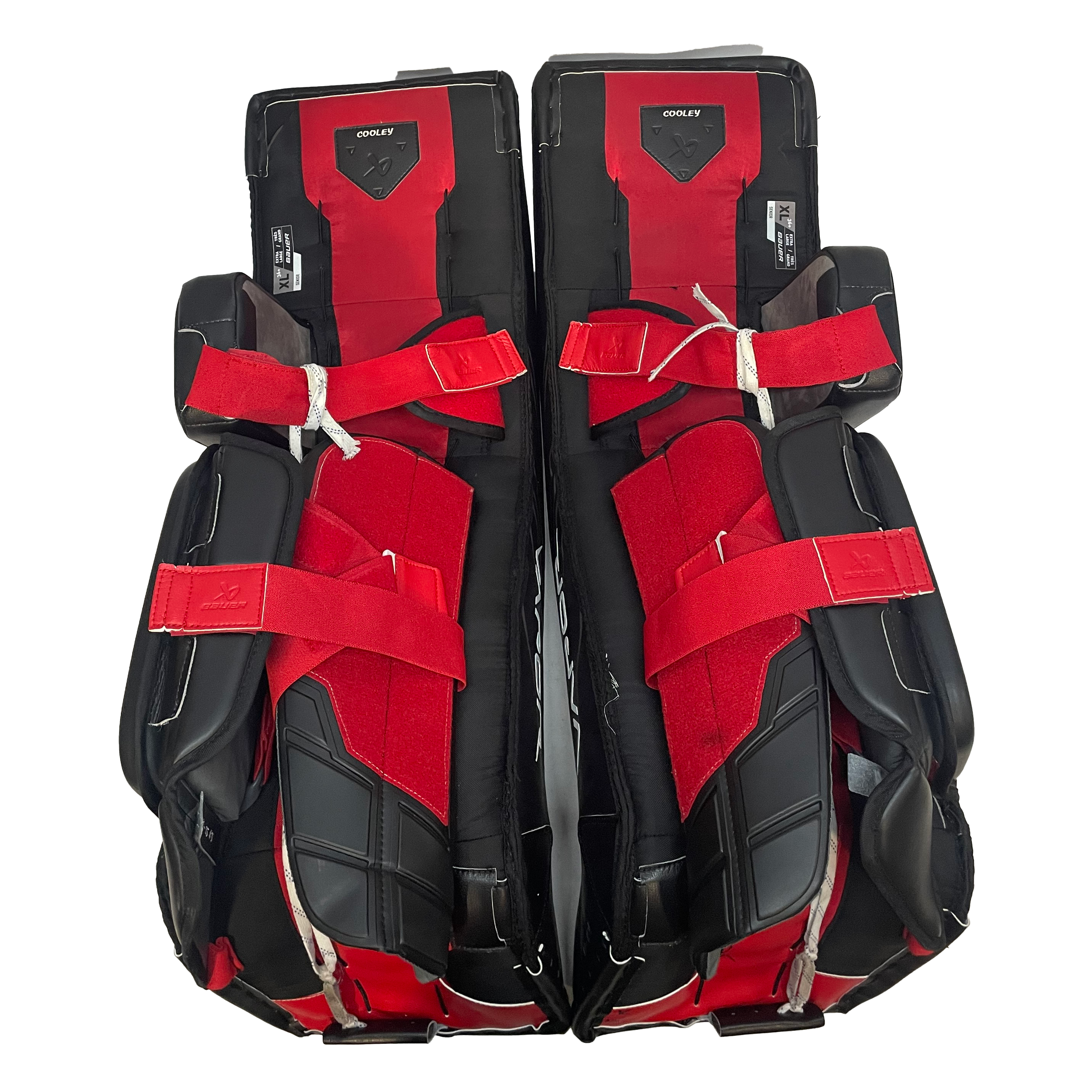 Bauer Vapor Hyperlite 2 - Used Pro Stock Goalie Full Set (Black/Yellow/Red)