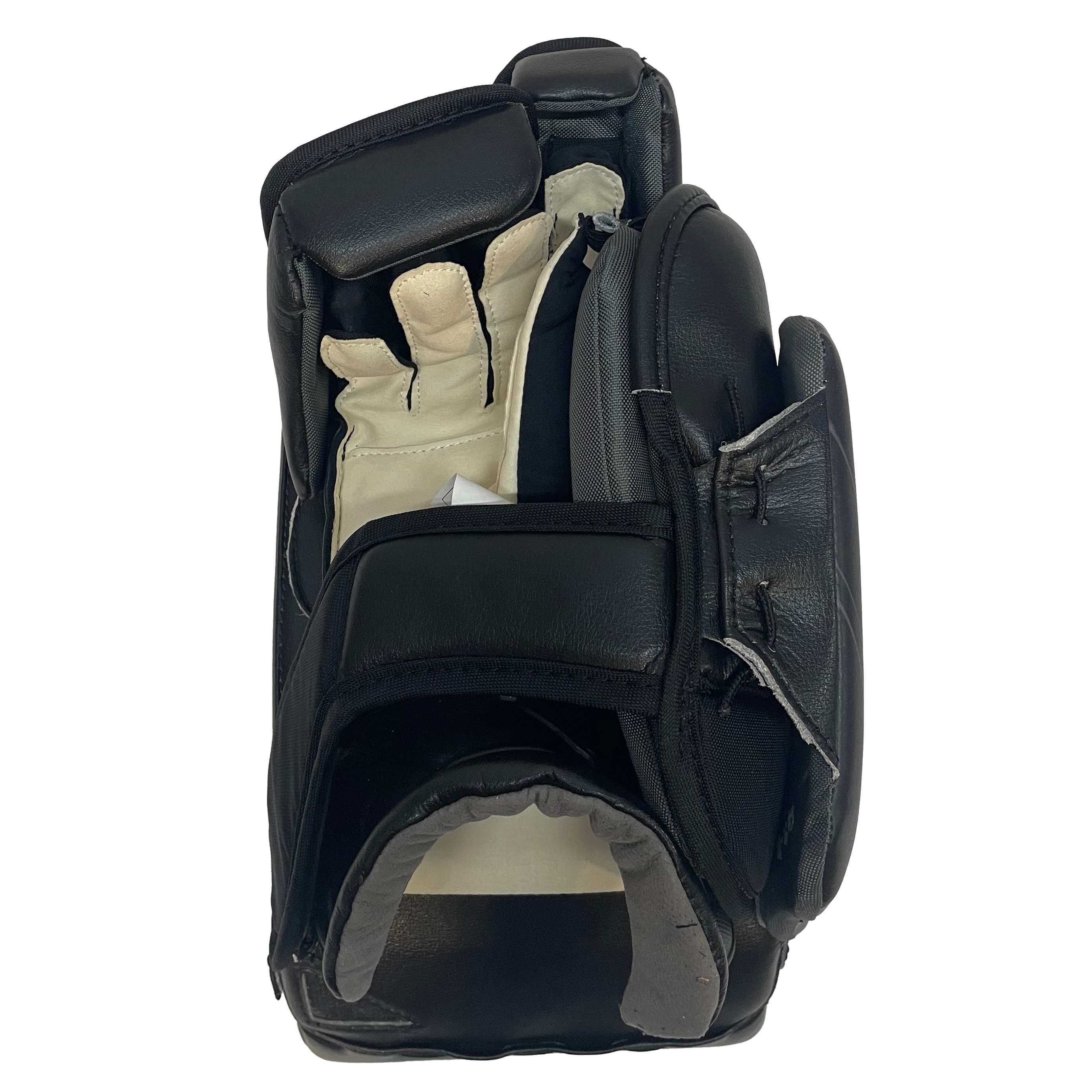 Bauer Vapor Hyperlite 2 - AHL Pro Stock Goalie Blocker (Black/Red/Yellow)