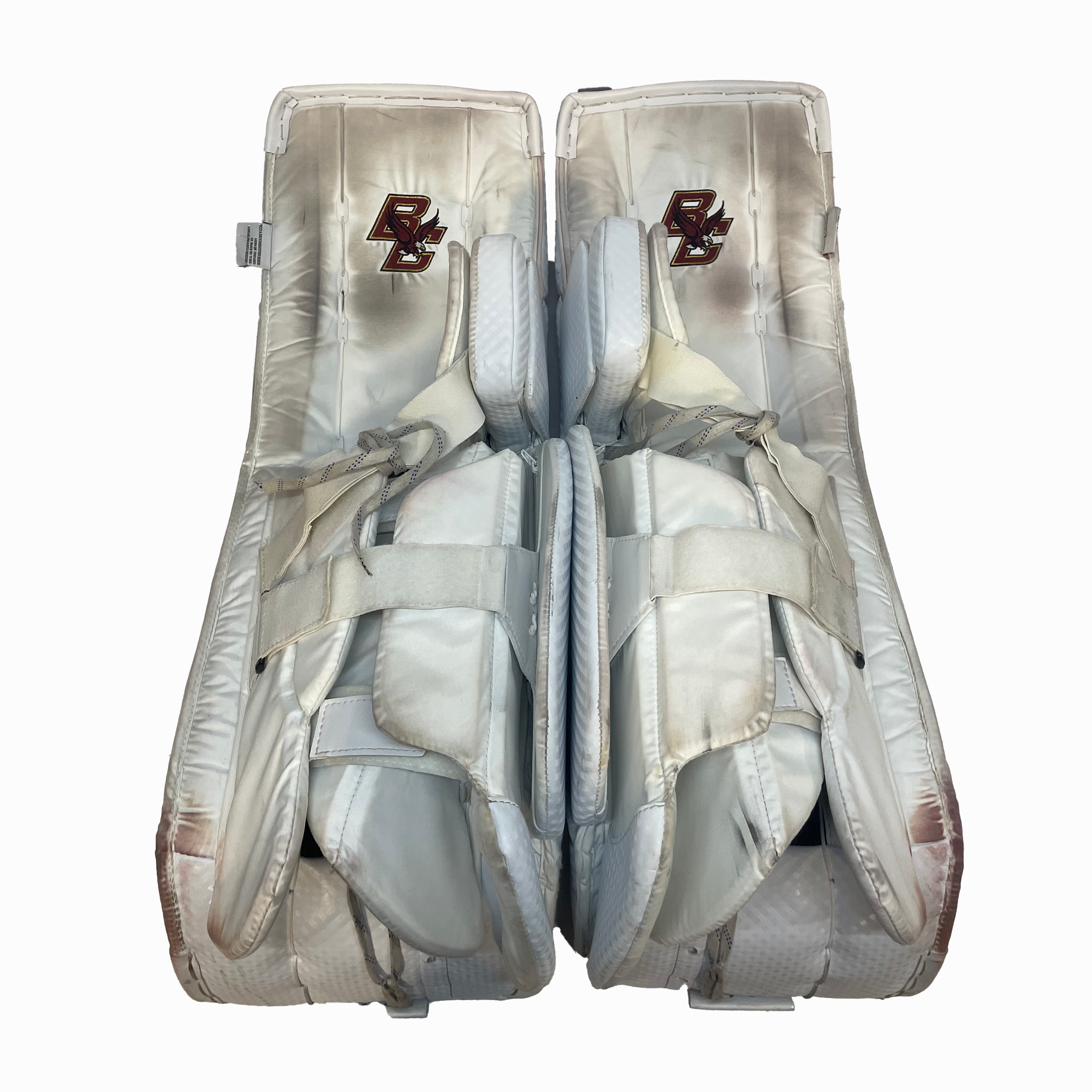 Vaughn Velocity VX1 - Used NCAA Pro Stock Goalie Full Set (White/Maroon/Gold)