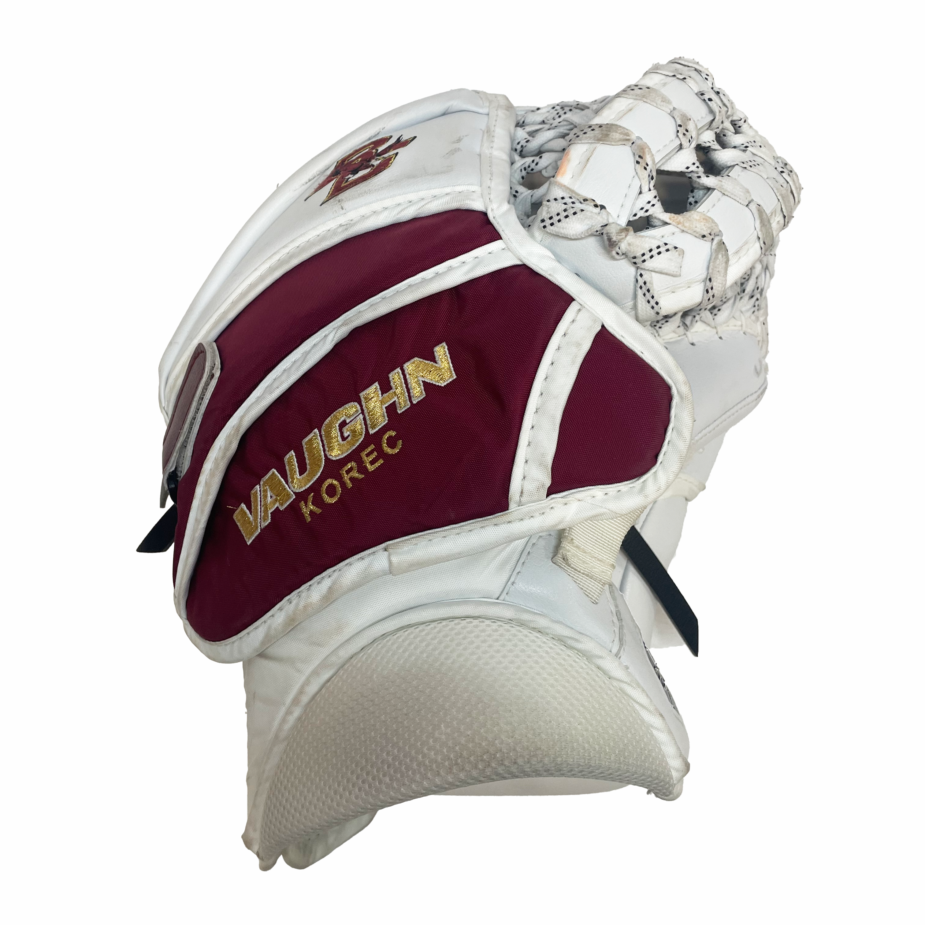 Vaughn Velocity VX1 - Used NCAA Pro Stock Goalie Full Set (White/Maroon/Gold)