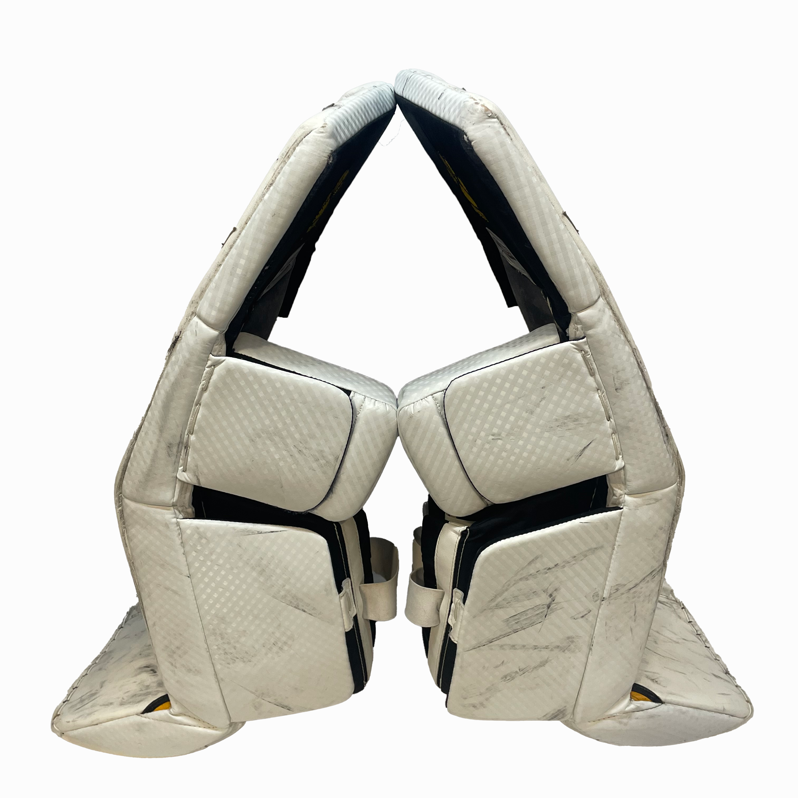 Brians Ico1k - Used Pro Stock Goalie Full Set (White/Black/Yellow)