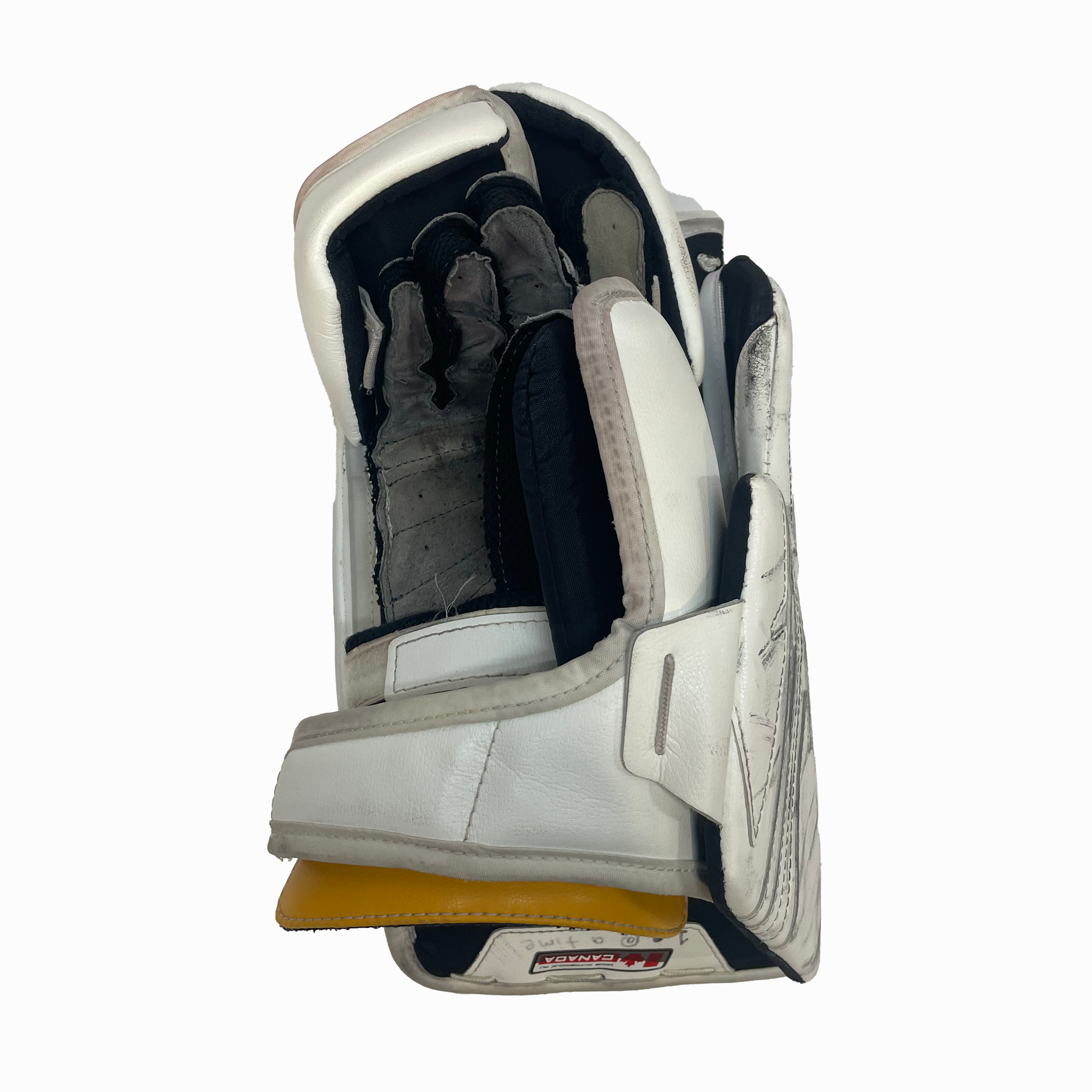 Brians Ico1k - Used Pro Stock Goalie Full Set (White/Black/Yellow)