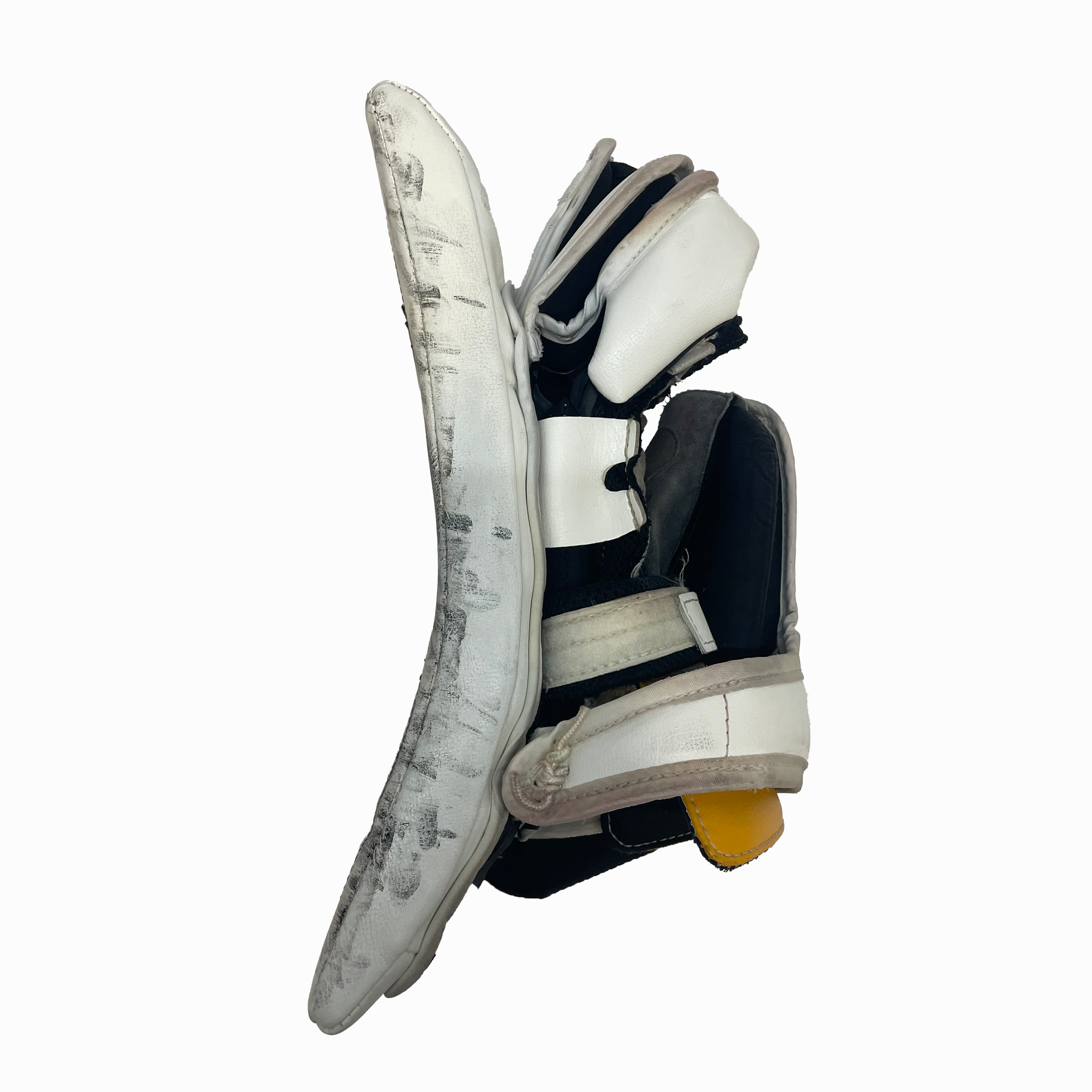 Brians Ico1k - Used Pro Stock Goalie Full Set (White/Black/Yellow)