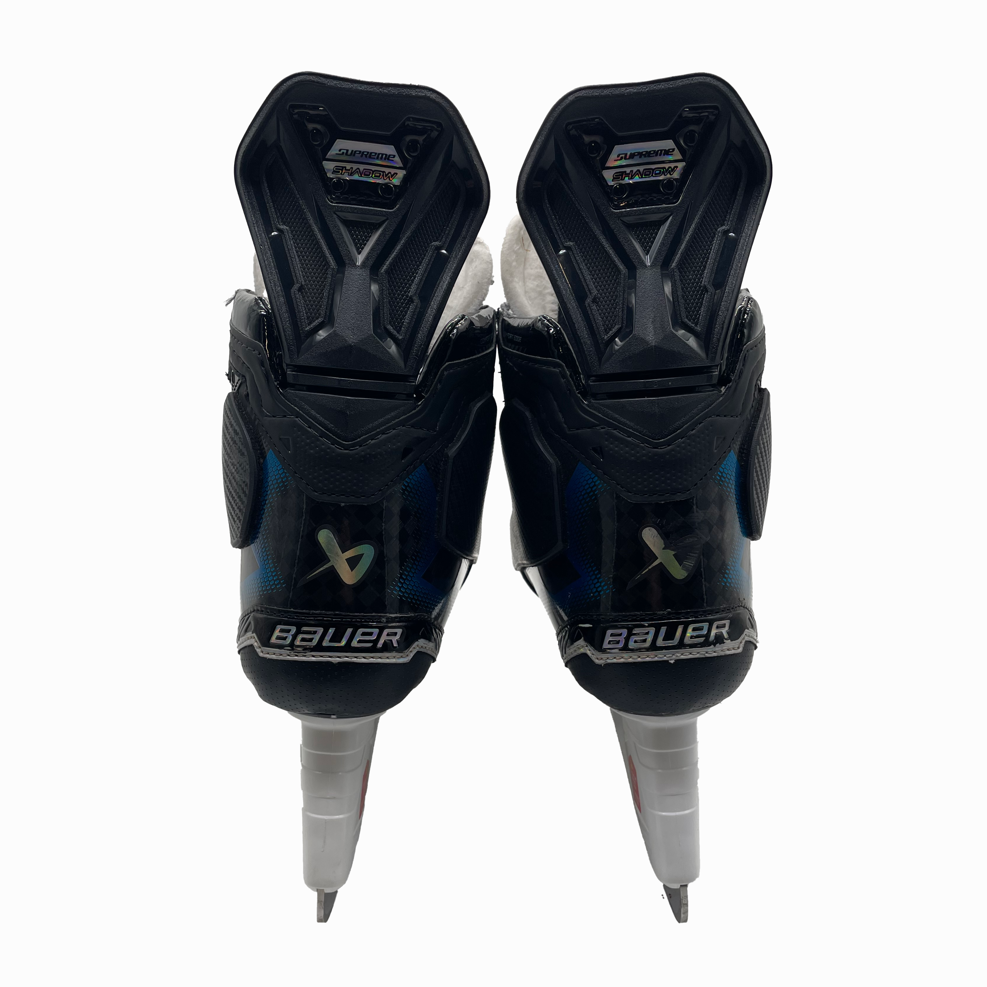 Bauer Supreme Shadow - Used Pro Stock Hockey Skates - Size 10 (Blue)