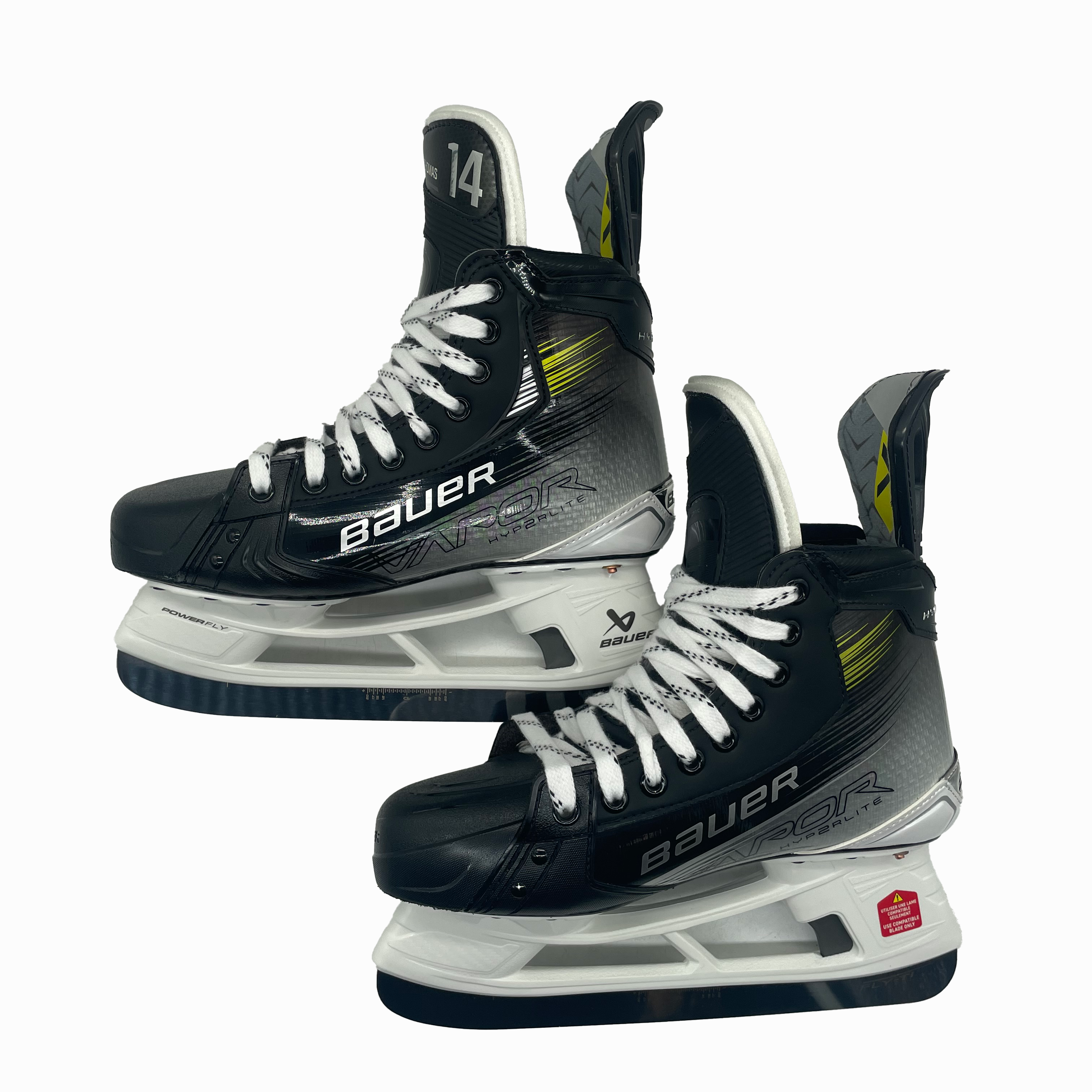 Bauer Vapor Hyperlite 2 - AHL Pro Stock Hockey Skates - Size L7.5D R7.825D