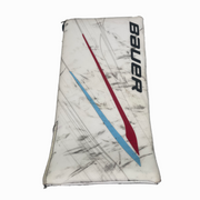 Bauer Vapor Hyperlite 2 - Used Pro Stock Goalie Blocker (White/Powder Blue/Red)