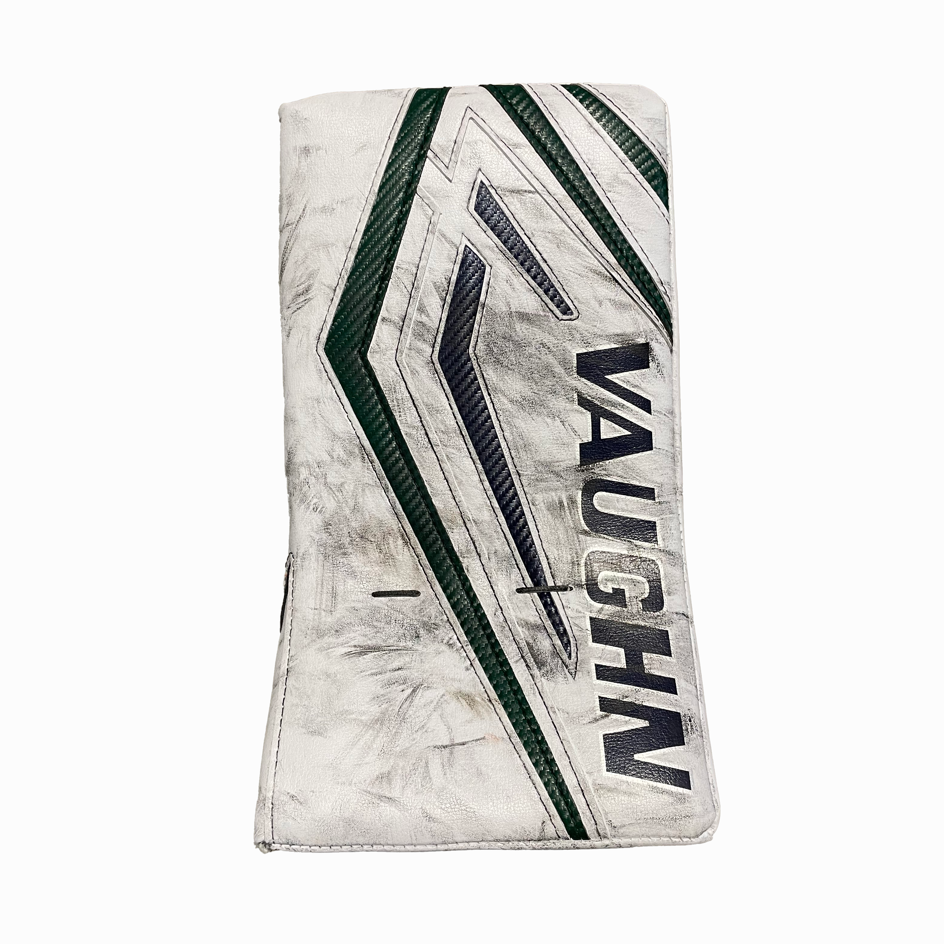 Vaughn Velocity VX1 - Used NCAA Pro Stock Goalie Full Set (White/Green/Navy)