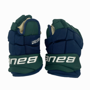Bauer Supreme Ultrasonic - NCAA Pro Stock Gloves (Green/Navy) - Intermediate