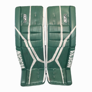 Vaughn Velocity V10 - Used Pro Stock Goalie Pads (Green/White)