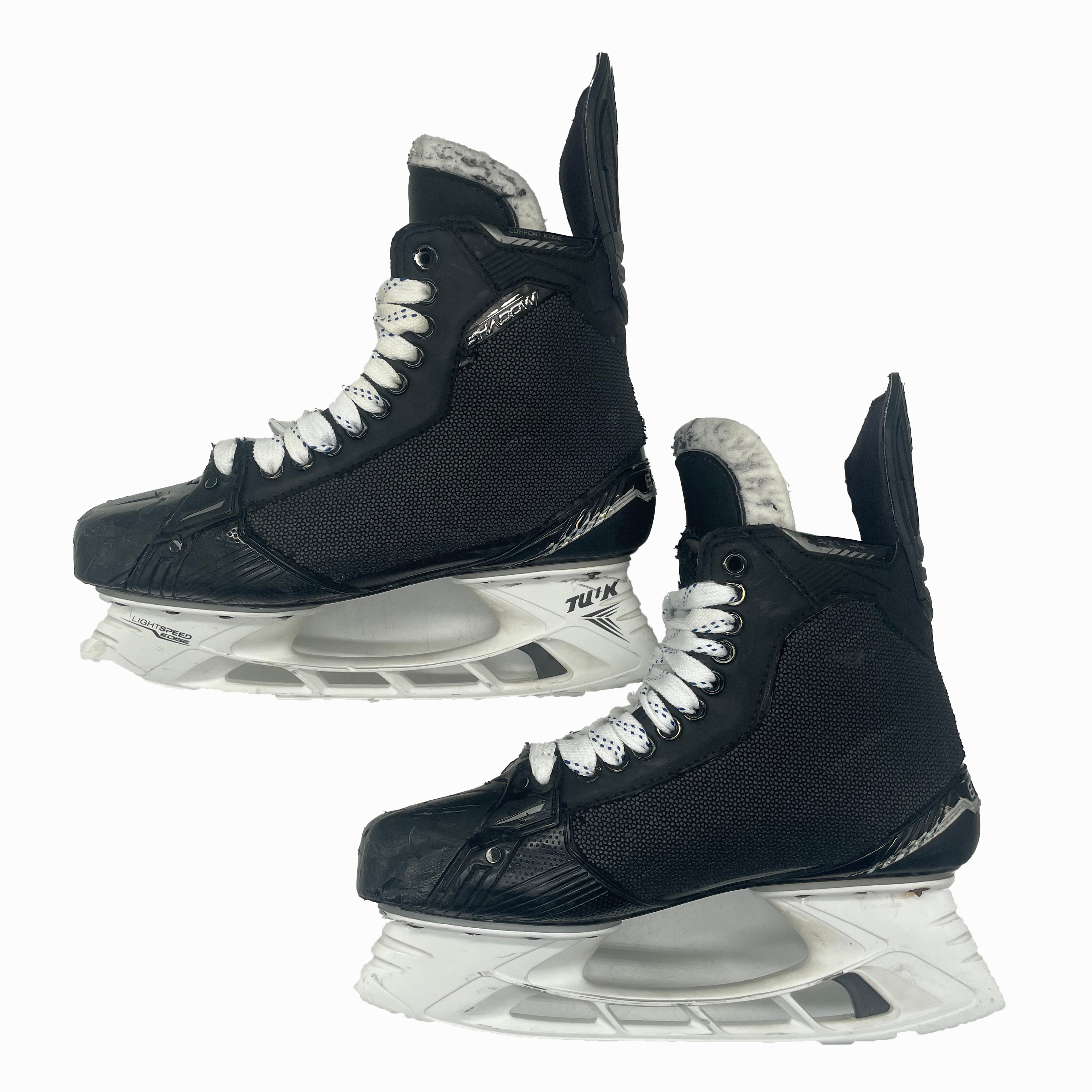 Bauer Supreme Shadow - Used Pro Stock Hockey Skates With Shot Blockers - Size 10EE