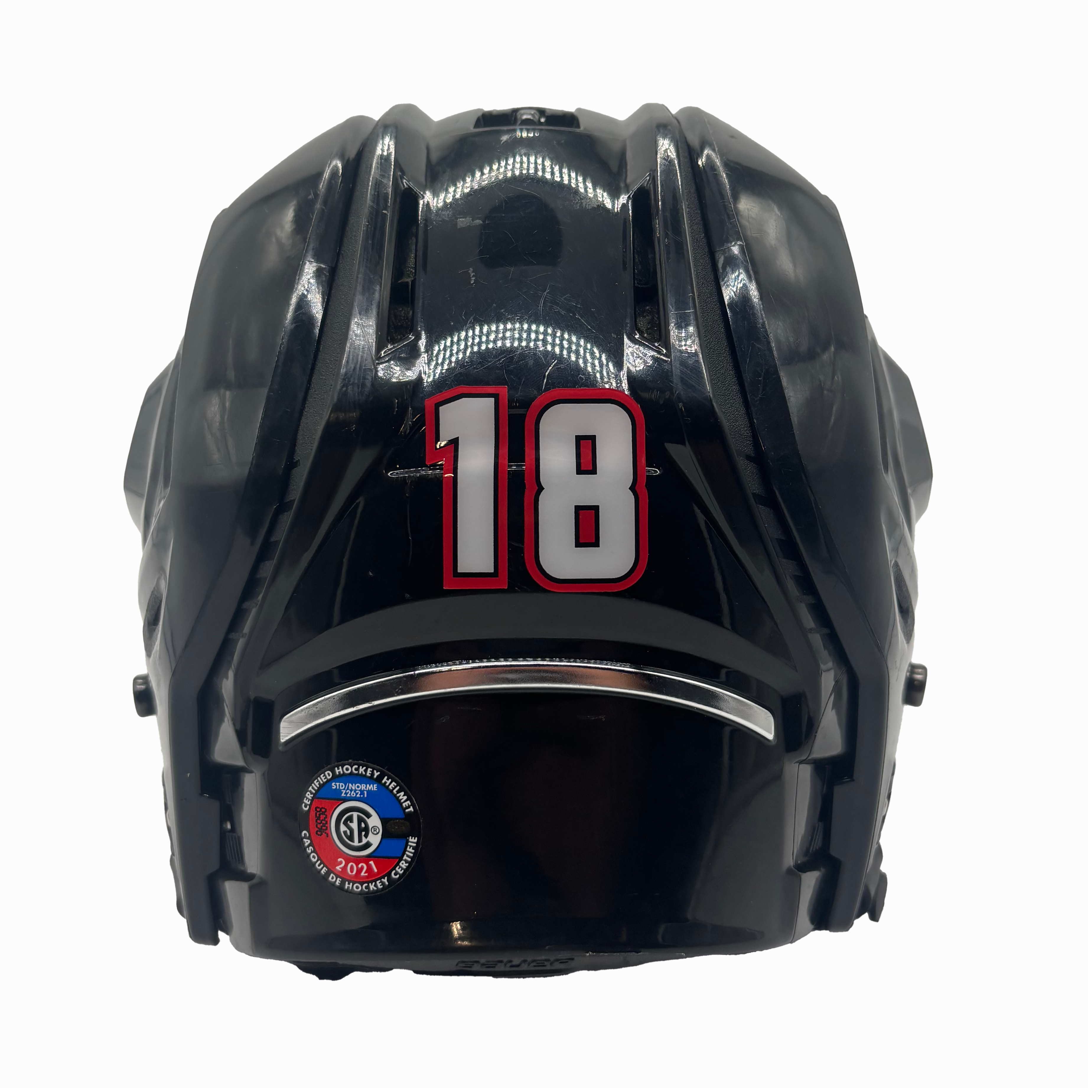 Bauer Re Akt 150 - Used Team Canada Hockey Helmet (Black)