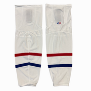 Athletic Knit -  New Game Socks - Senior (White/Red/Blue)