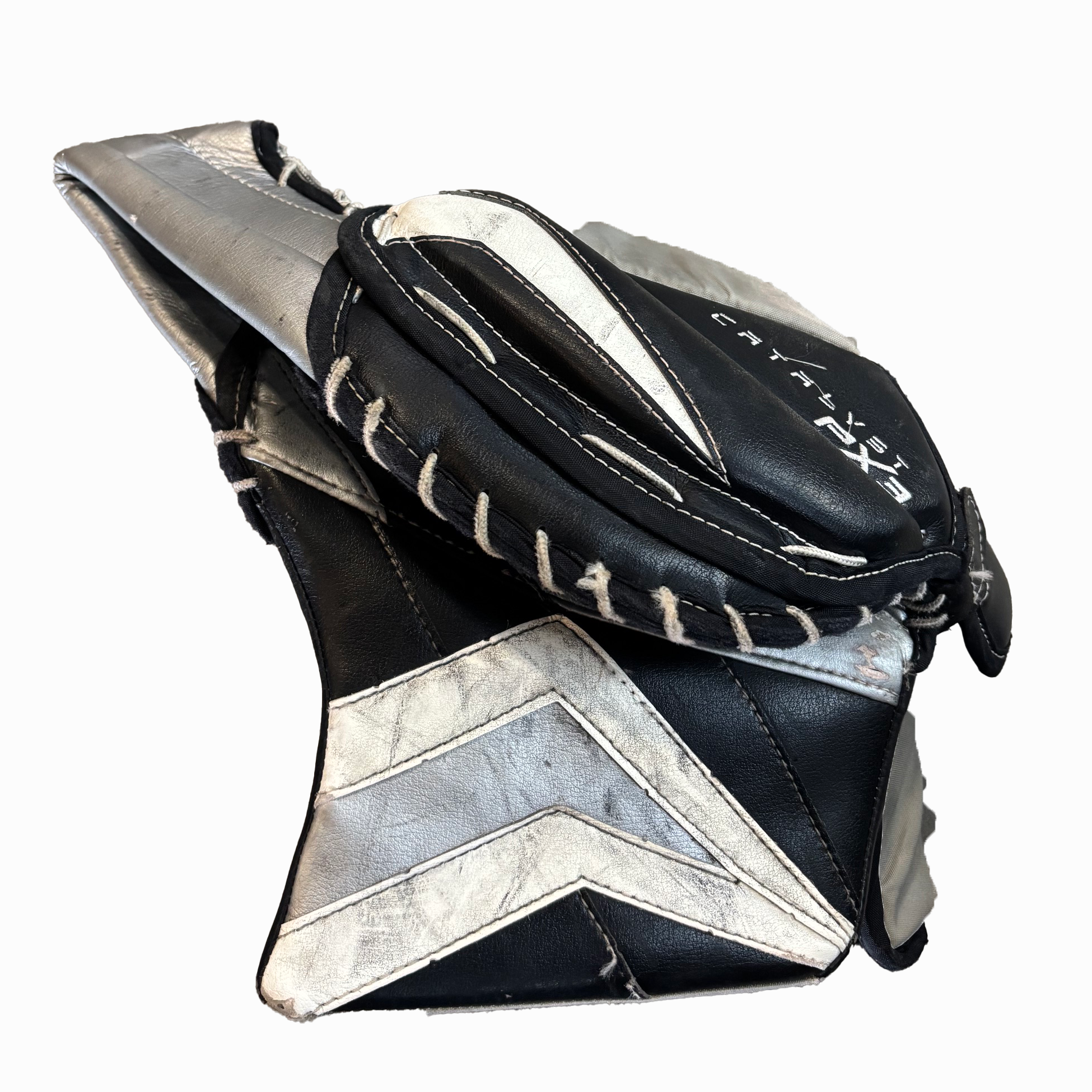 TRUE Catalyst PX3 - Used NCAA Pro Stock Goalie Full Set (Black/White/Silver)