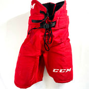 CCM HP31 - Pantalon de hockey Pro Stock d'occasion de la Ligue de hockey de l'Ontario (rouge/blanc)