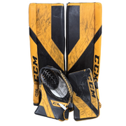 CCM AXIS - Ensemble de protections de gardien de but Pro Stock d'occasion (noir/jaune)