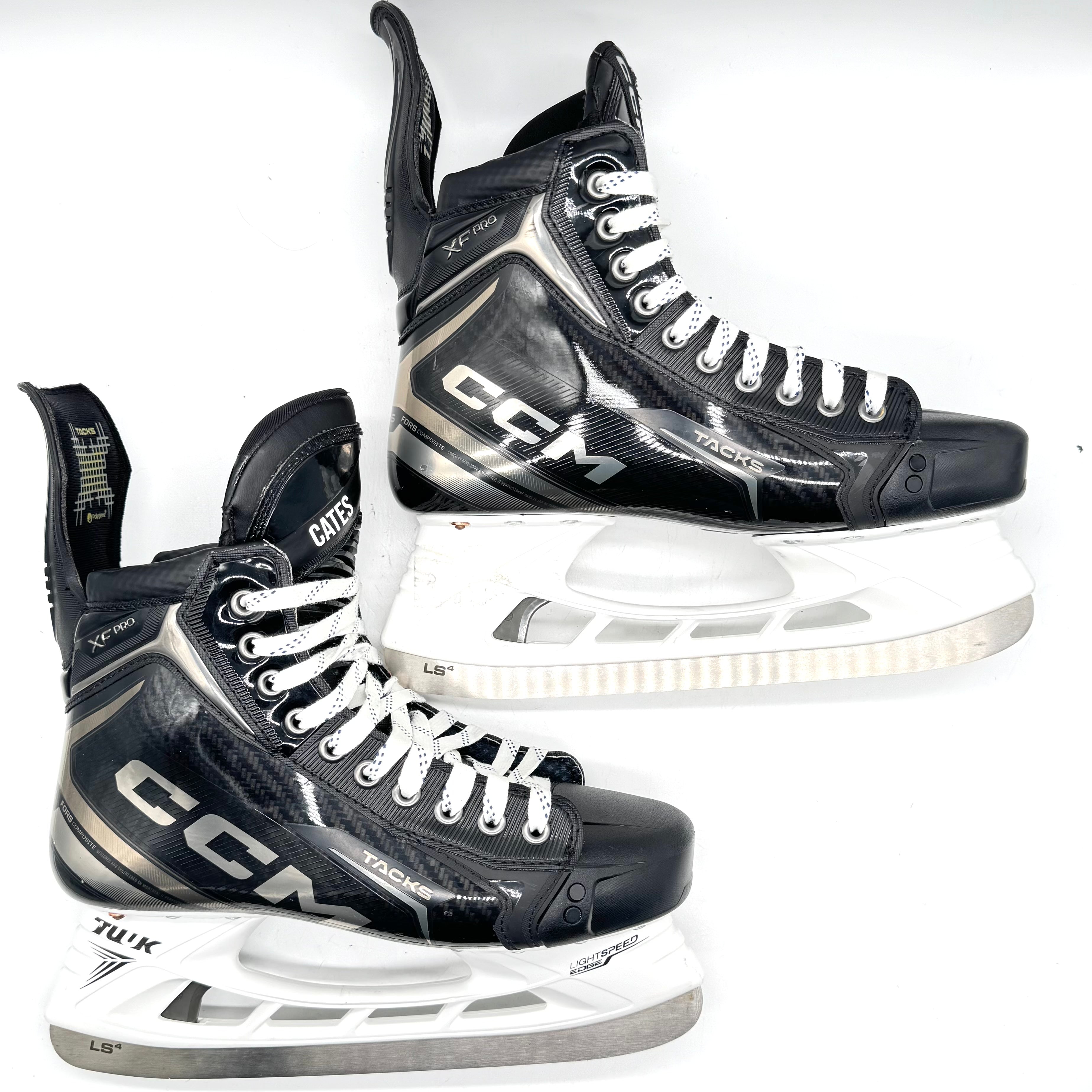 Noah Cates - CCM Tacks XF Pro - NHL Pro Stock Hockey Skates - Size 8