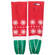ECHL - Chaussette de sport en tricot d'occasion (rouge/vert/blanc)