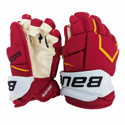 Bauer Supreme Ultrasonic - Gant NHL Pro Stock - Oliver Kylington (Rouge/Jaune/Blanc) 