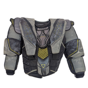 Bauer Supreme Mach - Plastron de gardien d'occasion (noir/jaune)
