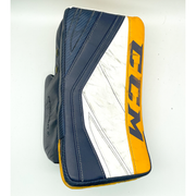 CCM Premier II - Bloqueur de gardien d'occasion (bleu marine/jaune/blanc)