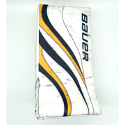 Bauer Supreme Mach - Bloqueur de gardien d'occasion (bleu marine/jaune/blanc)