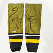 OHL - Chaussette de hockey CCM d'occasion (verte/jaune/noire)