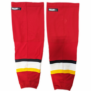 AHL - Nouvelles chaussettes de hockey CCM - Stockton Heat (rouge/blanc/jaune)