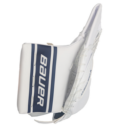 Bauer Vapor Hyperlite - New Pro Stock Senior Goalie Glove (White/Navy)