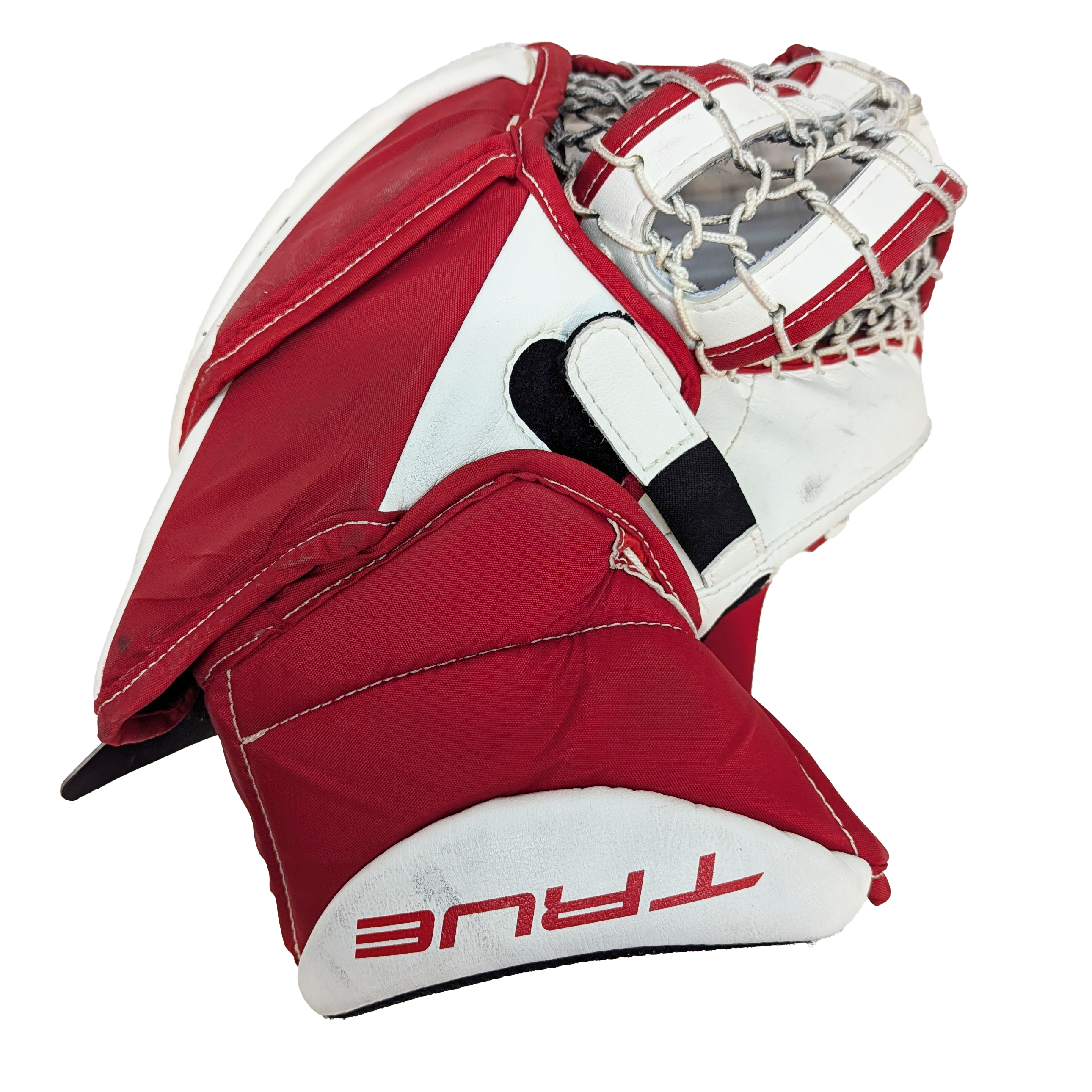True Catalyst PX3 - Jambières de gardien de but Pro d'occasion (blanc/rouge/noir)