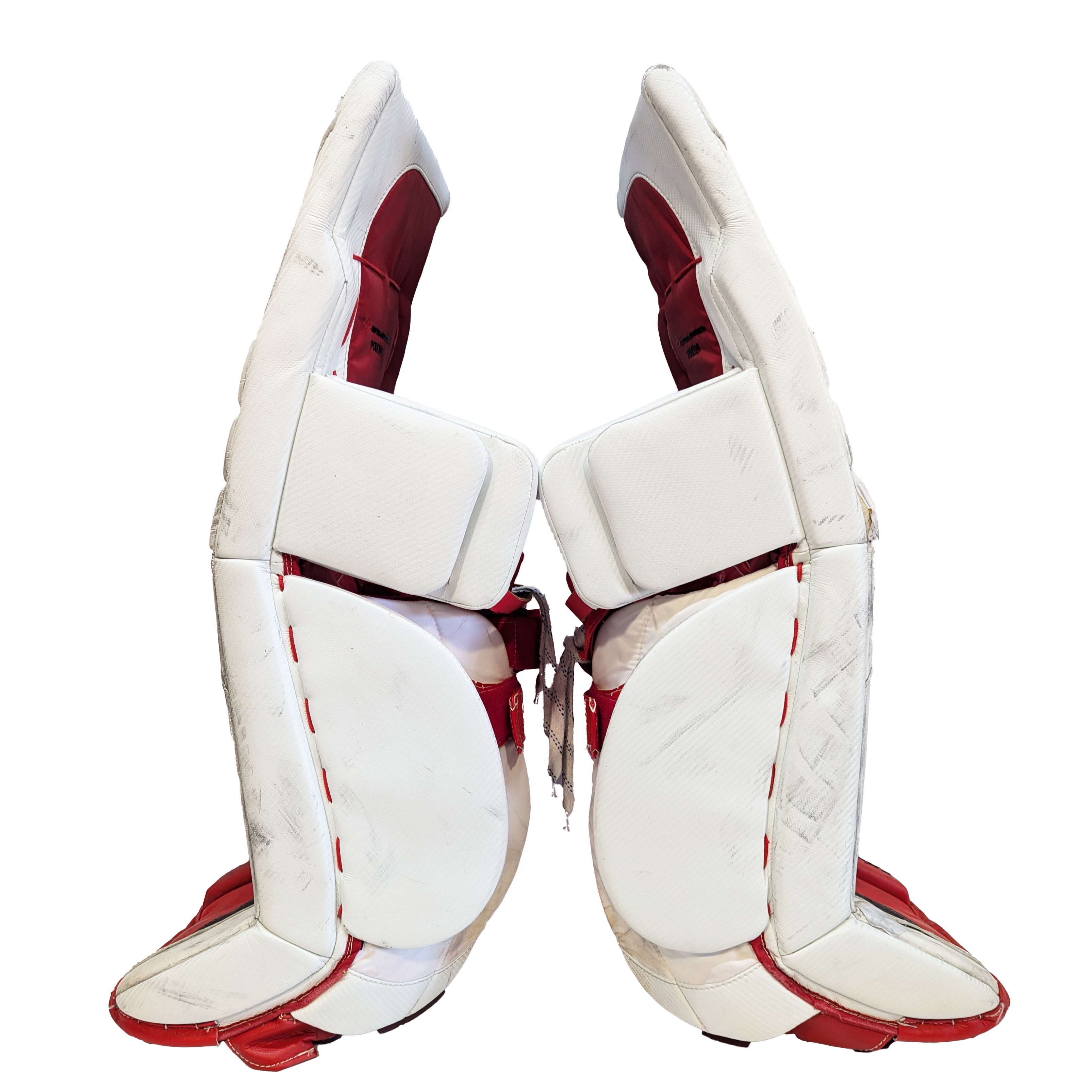 True Catalyst PX3 - Jambières de gardien de but Pro d'occasion (blanc/rouge/noir)